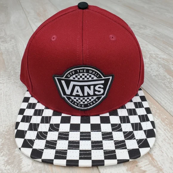 Vans Retro ✔ Snapback Red - Picture 1 of 4